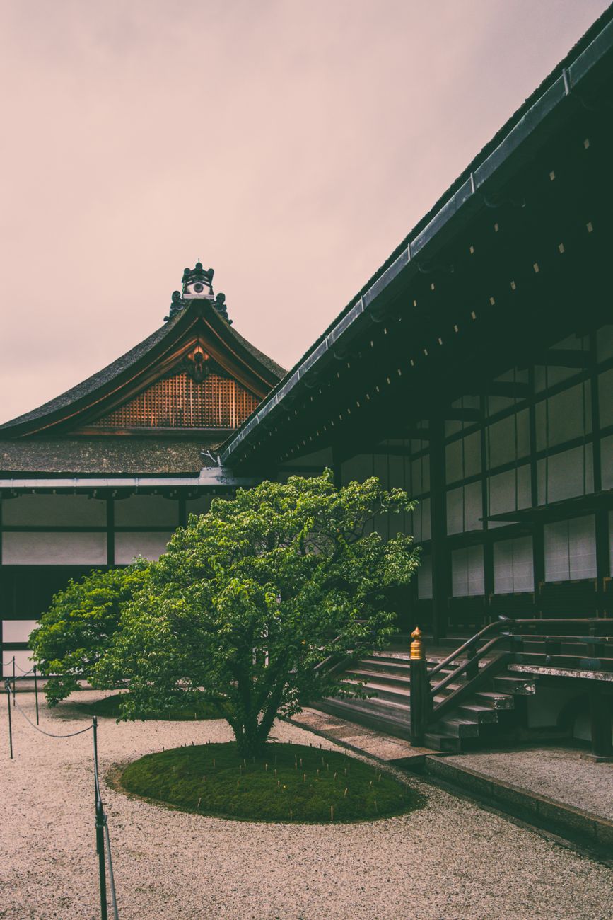 Historic architecture of Kyoto Japan